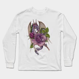 Purple Rose Dragon (June) Long Sleeve T-Shirt